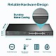 Switch 16 porturi PoE+ Gigabit, 2 porturi RJ45 Gigabit, 2 x Combo SFP Gigabit, Unmanaged - TP-Link TL-SG1218MP