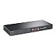 Switch 16 x RJ45 10/100 Mbps PoE, 2 x RJ45 1G, 2 x combo SFP 1G, Buget PoE 250W, Unmanaged - TP-Link TL-SL1218MP