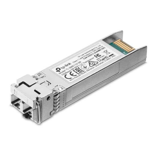 TL-SM5110-SR | TP-LINK | TP-Link TL-SM5110-SR module de emisie-recepție pentru rețele Fibră optică 10000 Mbit/s SFP+ 850 nm TP-Link TL-SM5110-SR module de emisie-recepție pentru rețele Fibră optică 10000 Mbit/s SFP+ 850 nm