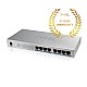 Zyxel GS1008HP Fara management Gigabit Ethernet (10/100/1000) Power over Ethernet (PoE) Suport Gri