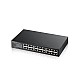 Zyxel GS1100-24E Fara management Gigabit Ethernet (10/100/1000) Negru