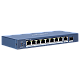 Switch 8 porturi Gigabit PoE, 1 port RJ45, 1 port SFP - HIKVISION DS-3E0510P-E