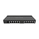 Router 10 x Gigabit, 1 x SFP+ 10Gbps, 1 x PoE, RouterOS L5, 1U - Mikrotik RB4011iGS+RM