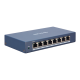 Switch 8 porturi Gigabit, SMART Management - HIKVISION DS-3E1508-EI