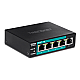 Switch 4 porturi Fast Ethernet Long Range 250m PoE+ 60W, 1 port Fast Ethernet - TRENDnet TE-FP051