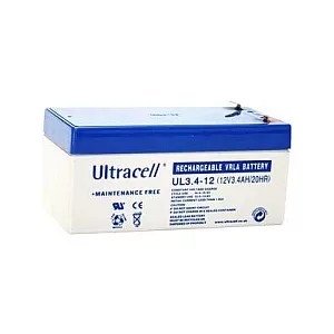 Ultracell UL3.4-12 Baterie 12V 3.4Ah Plumb-Acid VRLA fara intretinere Ultracell UL3.4-12 Baterie 12V 3.4Ah Plumb-Acid VRLA fara intretinere