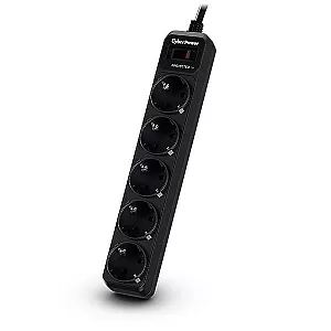 CyberPower B0520SC0-DE prelungitor cu protectie la supratensiune 5 prize 1.8m cablu CyberPower B0520SC0-DE prelungitor cu protectie la supratensiune 5 prize 1.8m cablu