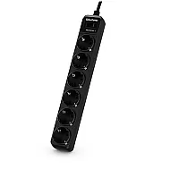 CyberPower B0620SC0-DE prelungitor cu protectie la supratensiune 6 prize 1.8m cablu CyberPower B0620SC0-DE prelungitor cu protectie la supratensiune 6 prize 1.8m cablu