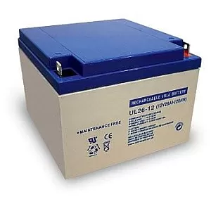 Ultracell UL26-12 Baterie 12V 26Ah Plumb-Acid VRLA fara intretinere Ultracell UL26-12 Baterie 12V 26Ah Plumb-Acid VRLA fara intretinere