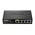 D-Link DES-1005P switch Fast Ethernet 5 porturi PoE pentru camere IP si puncte de acces