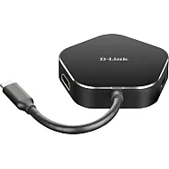 D-Link DUB-M420 hub USB-C 4 porturi multifunctional cu HDMI si Ethernet