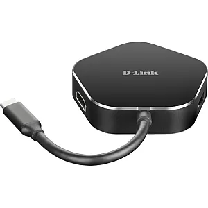 D-Link DUB-M420 hub USB-C 4 porturi multifunctional cu HDMI si Ethernet