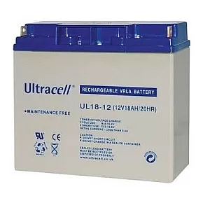 Ultracell UL18-12 Baterie 12V 18Ah Plumb-Acid VRLA fara intretinere Ultracell UL18-12 Baterie 12V 18Ah Plumb-Acid VRLA fara intretinere