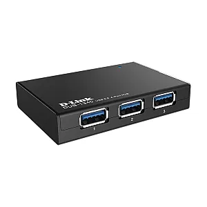 D-Link DUB-1340 hub USB 3.0 4 porturi cu viteza 5Gbps pentru PC si laptop