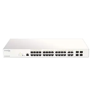 D-Link DBS-2000-28MP switch Cloud Managed Gigabit 28 porturi PoE+ cu 4 porturi SFP