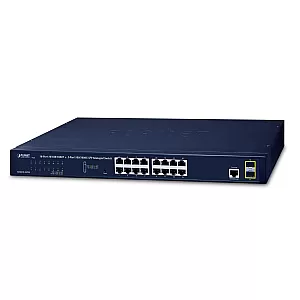 PLANET GS-4210-16T2S 16-Port Gigabit Managed Switch L2 L4 cu 2 SFP