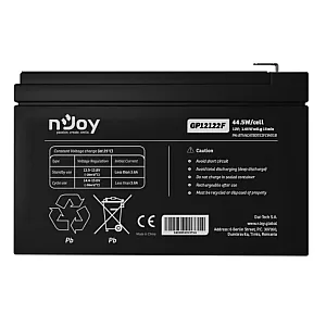NJOY GP12122F – Baterie VRLA AGM 12V / 12Ah