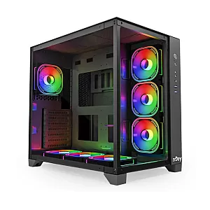nJoy Aura – Carcasă Mid Tower ATX (model CSMD-A000TAU-BL01B)