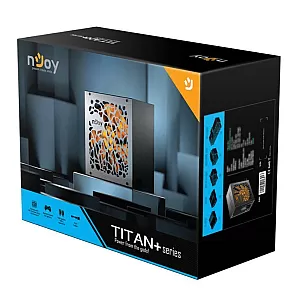 nJoy TITAN+ 550 – Sursă PC ATX 550W, 80+ Bronze (PSAT5055A20CUCO01B)