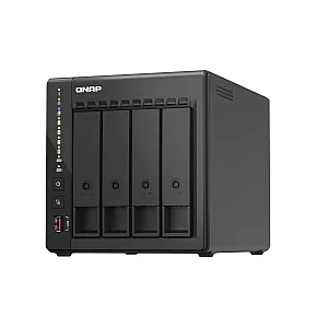 QNAP TS-453E-8G – NAS Tower 4 Bay, 8 GB RAM, Dual 2.5GbE, fără HDD