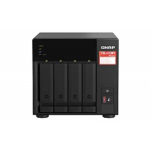 QNAP TS-473A-8G – NAS Tower 4 Bay, 8 GB RAM, AMD Ryzen, fără HDD