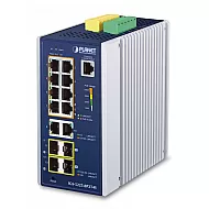 PLANET IGS-5225-8P2T4S Switch Industrial Gestionat L2+ 8xGigabit PoE+ 2xRJ45 Uplink 4xSFP