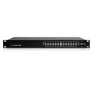 Ubiquiti EdgeSwitch ES-24-250W Managed L2/L3 24×1Gb + 2×SFP PoE+ 250 W