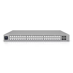 Switch Profesional Ubiquiti 48 porturi GbE PoE+++ 2SFP28 25G Layer3, Etherlighting™, USW-Pro-XG-48-PoE