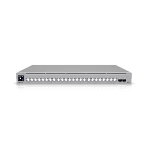 Switch Profesional Ubiquiti 24 porturi GbE PoE+++ 2SFP28 25G Layer3, Etherlighting™, USW-Pro-XG-24-PoE