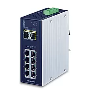 PLANET IGS-10020MT Switch Industrial Gestionat L2+/L4 8×Gigabit + 2×SFP