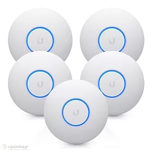 Ubiquiti UAP-NANOHD-5 UniFi nanoHD Access Point 1733 Mbps Dual-Band PoE 5-pack Alb