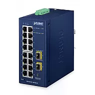 PLANET IGS-4215-16T2S-U Switch Gestionat Industrial L2/L4 16xGigabit + 2xSFP