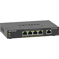 NETGEAR GS305EP Switch Easy Smart Managed Plus 5-Port Gigabit PoE+ (4xPoE+)