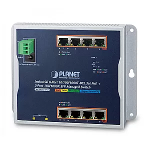 PLANET WGS-4215-8P2S Switch Gestionat L2 Industrial 8xGigabit PoE+ 2xSFP