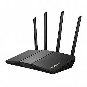 ASUS RT-AX57 router wireless Gigabit Ethernet Bandă dublă (2.4 GHz/ 5 GHz) Negru