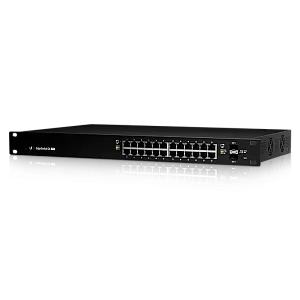 Ubiquiti EdgeSwitch ES-24-250W Managed L2/L3 24×1Gb + 2×SFP PoE+ 250 W