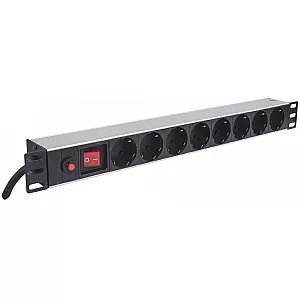 Intellinet 713986 1U 8-Port PDU 8 iesiri AC Rack 19 inch Intellinet 713986 1U 8-Port PDU 8 iesiri AC Rack 19 inch