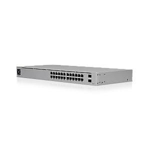 Ubiquiti UniFi Switch USW-24-POE Managed L2 24x1Gb 16xPoE+ + 2xSFP 1U Rack