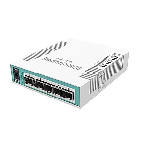 Smart Switch, 5 x SFP, 1 x Combo port SFP/Gigabit - Mikrotik CRS106-1C-5S