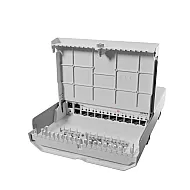 Switch netFiber 9, 4 x SFP+ 10G, 5 x SFP 1G, 1 x Gigabit (PoE-In), outdoor - MikroTik CRS310-1G-5S-4S+OUT