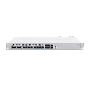 Management Switch, 8 x 10G Ethernet, 4 x 10G combo RJ45/SFP+,  - Mikrotik CRS312-4C+8XG-RM