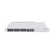 Management Switch 20 RJ45 2.5 Gigabit, 2 x QSFP+, 4 x Combo (2.5 Gigabit sau SFP+) - Mikrotik CRS326-4C+20G+2Q+RM