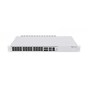 Management Switch 20 RJ45 2.5 Gigabit, 2 x QSFP+, 4 x Combo (2.5 Gigabit sau SFP+) - Mikrotik CRS326-4C+20G+2Q+RM