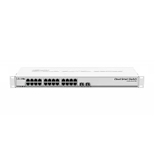 Smart Management Switch, 24 x Gigabit, 2 x SFP+ 10Gbps - Mikrotik CSS326-24G-2S+RM