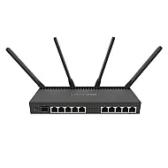 Router 10 x Gigabit, 1 x SFP+ 10Gbps,PoE IN/OUT, RouterOS L5, Wi-Fi - Mikrotik RB4011iGS+5HacQ2HnD-IN Router 10 x Gigabit, 1 x SFP+ 10Gbps,PoE IN/OUT, RouterOS L5, Wi-Fi - Mikrotik RB4011iGS+5HacQ2HnD-IN