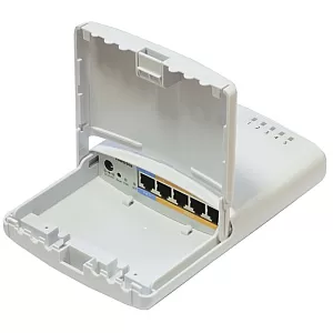 Router PowerBox de exterior, 5 x Fast Ethernet, 4 x PoE, RouterOS L4 - Mikrotik RB750P-PBr2