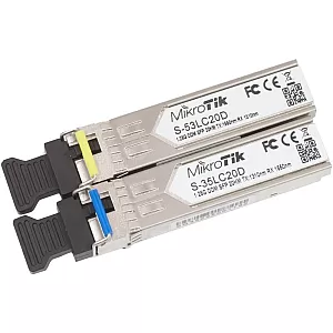 Pereche de module SFP, S-35LC20D + S-53LC20D - Mikrotik S-3553LC20D