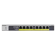 NETGEAR GS108LP Fara management Gigabit Ethernet (10/100/1000) Power over Ethernet (PoE) Suport 1U Negru, Gri