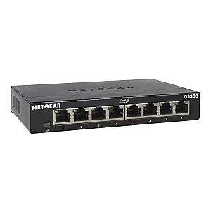 NETGEAR GS308-300PES switch-uri Fara management L2 Gigabit Ethernet (10/100/1000) Negru