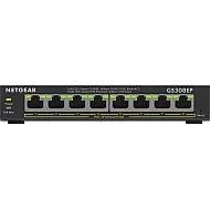 NETGEAR 8-Port Gigabit Ethernet PoE+ Plus Switch (GS308EP) Gestionate L2/L3 Gigabit Ethernet (10/100/1000) Power over Ethernet (PoE) Suport Negru NETGEAR 8-Port Gigabit Ethernet PoE+ Plus Switch (GS308EP) Gestionate L2/L3 Gigabit Ethernet (10/100/1000) Power over Ethernet (PoE) Suport Negru